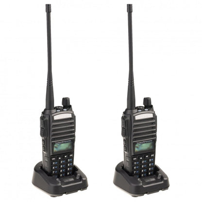 Set of 2 UHF radios Baofeng UV-82 (8W)