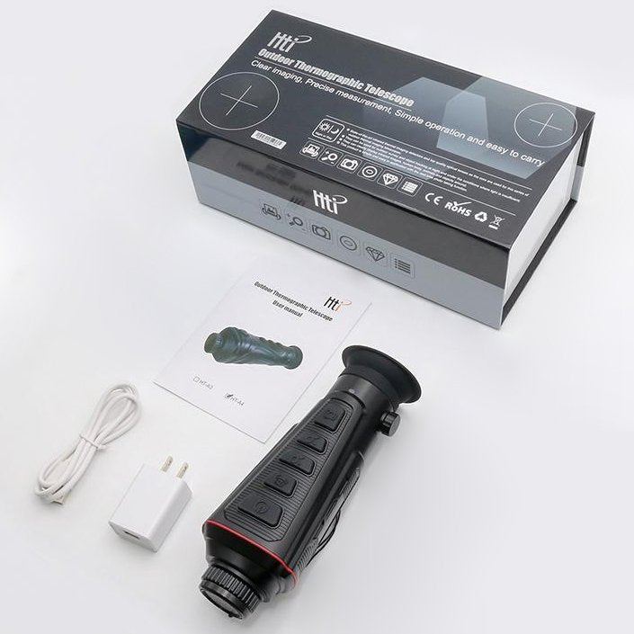 Monocular binoculars with thermal vision HT-A4 with external LCD display