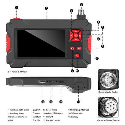 Inspection camera with LCD display P30