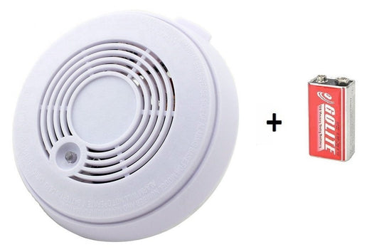 Combined fire and CO detector Secutek - VIP-910S + free 9V battery