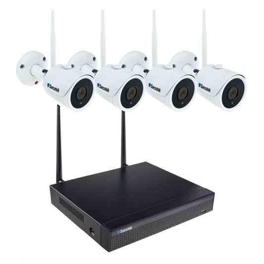 WiFi camera system Secutek SLG-WIFI2108DE4FE200 - 4x2Mpix camera, NVR