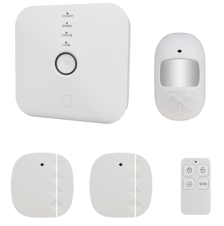 Home alarm Secutek SWD-WM2N - WiFi + GSM