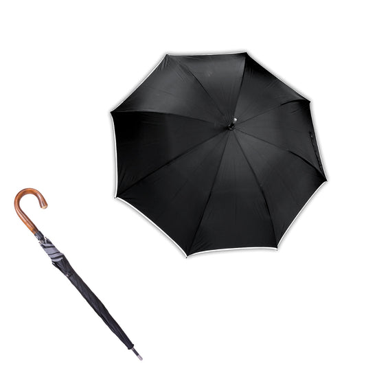 Men's safety umbrella standard round handle with hook