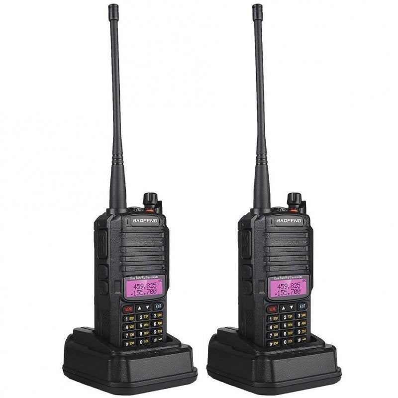 Set of 2 Baofeng UV-9R Plus UHF radios