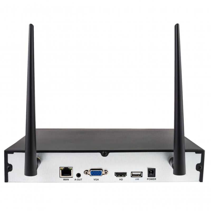 WiFi-Kamerasystem Secutek SLG-WIFI2108DE4FE200 - 4x2Mpix-Kamera, NVR