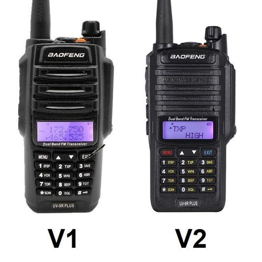 Set of 2 Baofeng UV-9R Plus UHF radios