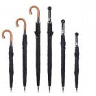 Men's safety umbrella "City-Safe" round handle with hook